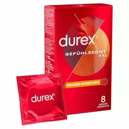DUREX Sensitive XXL Prezervatyvai, 8 vnt