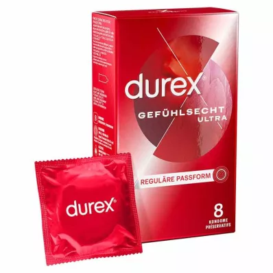 durex® Feel-real Ultra prezervatyvai, 8 vnt