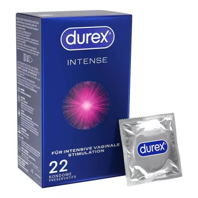durex® Intense prezervatyvai, 22 vnt