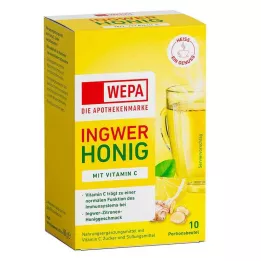 WEPA Imbieras+medus+vitaminas C milteliai, 10X10 g