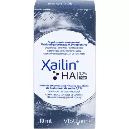 XAILIN HA 0,2 % Plus akių lašai, 10 ml