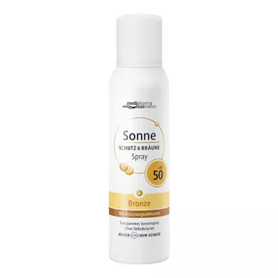 Apsauga nuo saulės &amp; įdegio aerozolinė purškiama bronza LSF 50, 150 ml