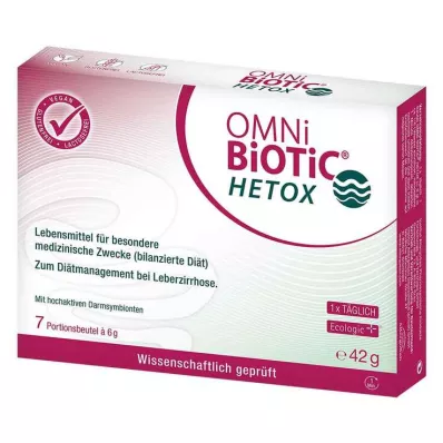 OMNI BiOTiC HETOX Miltelių paketėlis, 7X6 g