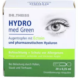 DR.THEISS Hydro med Green vienkartiniai akių lašai, 20X0,35 ml