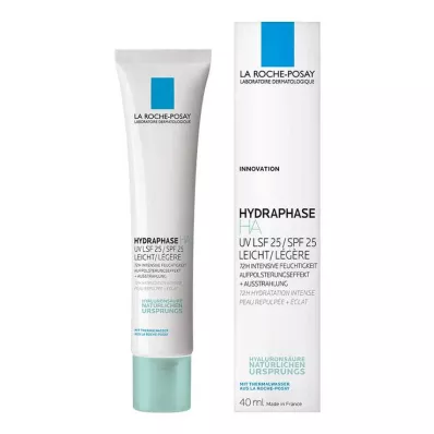 La Roche Posay Hydraphase HA UV kreminis šviesus LSF 25, 40 ml