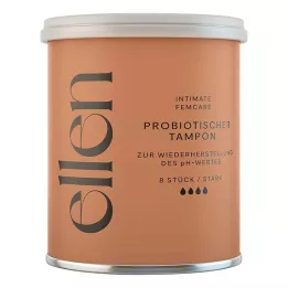 ELLEN probiotinis tamponas stiprus, 8 vnt