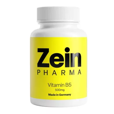 Vitaminas B5 pantoteno rūgštis 500 mg kapsulės, 120 vnt