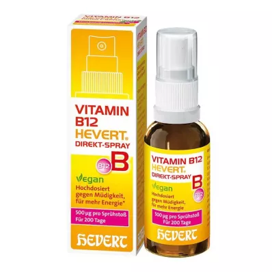 Vitaminas B12 Hevert tiesioginis purškalas, 30 ml