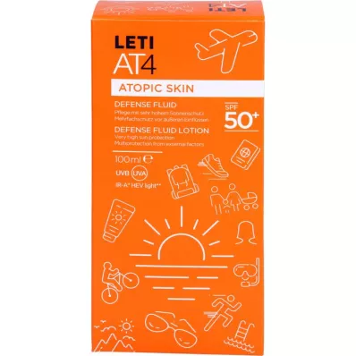 LETI AT4 apsauginis skystis SPF 50+, 100 ml