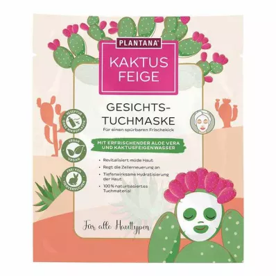 Plantana dygliuotų kriaušių veido kaukė su alavijais, 1 vnt Plantana dygliuotų kriaušių veido kaukė su alavijais, 1 vnt
