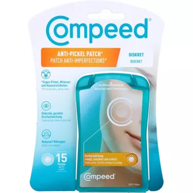 COMPEED Diskretiški pleistrai nuo spuogų, 15 vnt