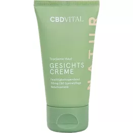 CBD VITAL Sausos odos veido kremas, 50 ml