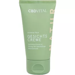 CBD VITAL Veido kremas spuoguotai odai, 50 ml