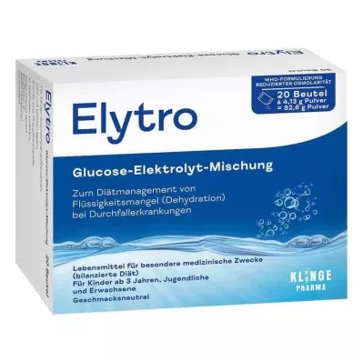 Elytro milteliai geriamojo tirpalo ruošimui, 20 vnt Elytro milteliai geriamojo tirpalo ruošimui, 20 vnt