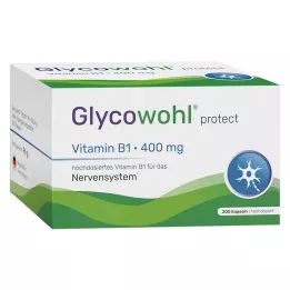 GLYCOWOHL Vitaminas B1 tiaminas 400 mg didelės dozės kapsulės, 200 vnt