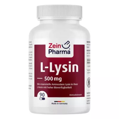 L-LYSIN 500 mg kapsulės, 90 vnt