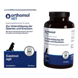 ORTHOMOL VET Canimol agil kramtomosios tabletės šunims, 120 vnt